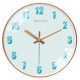 Beiwang solid color classic creative style silent living room wall clock