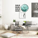 Wall watch wall clock living room creative fashion home mute