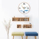Beiwang Light Luxury Individual Style Art Living Room Wall Clock Silent