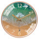 Ocean style modern simple mute personalized style clock