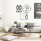 North Look Cartoon Style Silent Puppy Cute Bedroom Clock