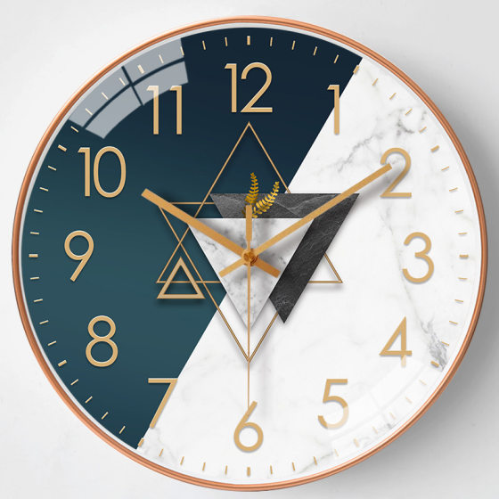 Modern minimalist living room art internet celebrity silent clock