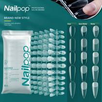 NAILPOP 120pcs False Nails Acrylic Press on Nails Coffin Art