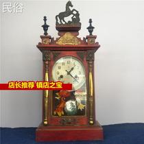 Old New Objects Collection Antique Republic Old Timepieces Old clock hanging bell old stuff Decorative Pendulum with Folk Nostalgia