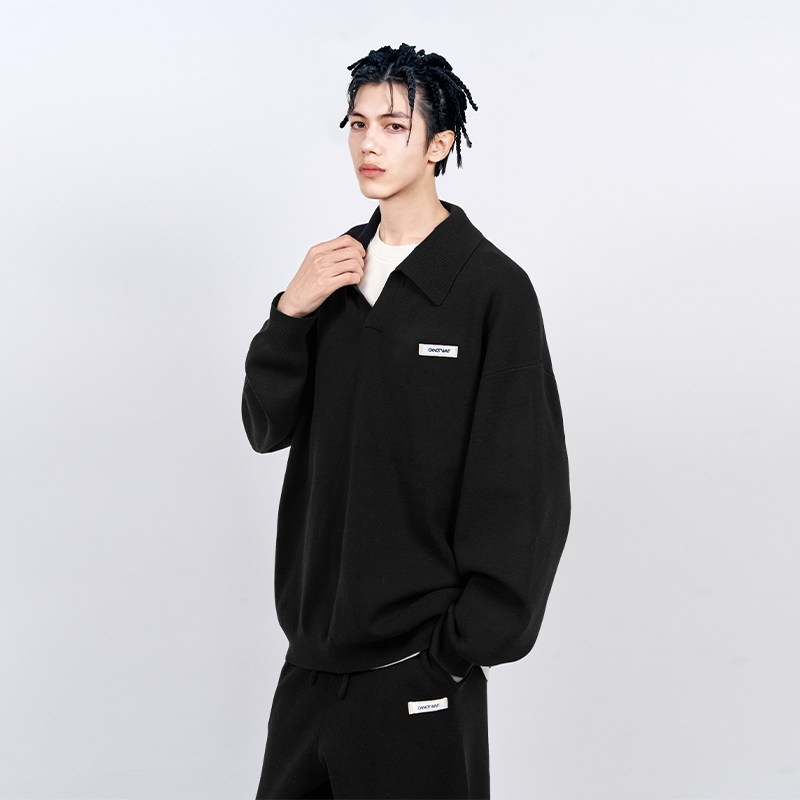 【吉杰】陈伟霆CANOTWAIT 经典LOGO毛衣套装男秋冬男女潮,淘宝优惠券,粉丝福利购,淘宝优惠卷