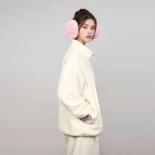 William Chan CANOTWAIT ATHOME polar fleece suit for men and women for autumn lazy home