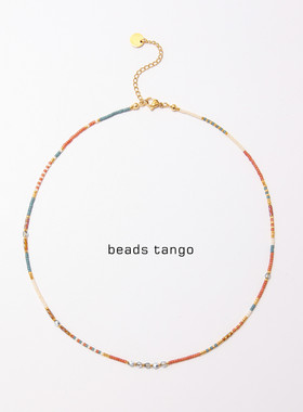 原创设计欧美简约款串珠锁骨链