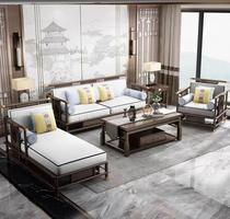 New group Chinese guest hair-style board room modern minimalist solid wood Zen table and chairs wine 5689888 Shop hall Buschart