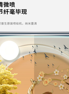 CS-068奶油风餐厅装饰画花卉客厅餐桌水培绿植背景墙挂画捡漏