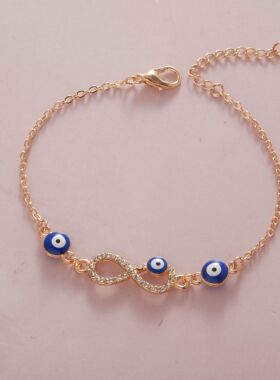 New2 Fashion Demon Eye Enamel Bracelet For Women Charm Metal