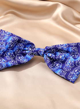 New Bow Turkey Eye Hamsa Hand Hairpins Hair Clips For Women