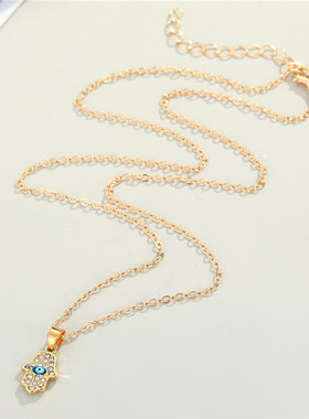 1PC Metal Evil Eye Hand Hamsa Necklace For Women Gift