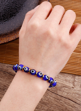Turkish Lucky Blue Evil Eye Bracelets Fashion Beaded