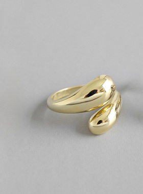 2023 New Silver Color  Korean Trendy Smooth Rings for Women