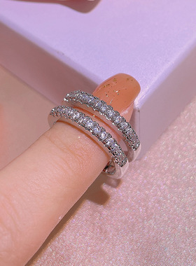 Elegant Female 925 Sterling Silver Big Water Drop Zircon Sto