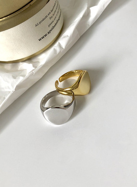 2023 New Silver Color  Opening Rings for Women Couples New