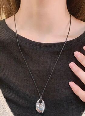 Black Rope Necklace Women's Autumn and Winter Simple