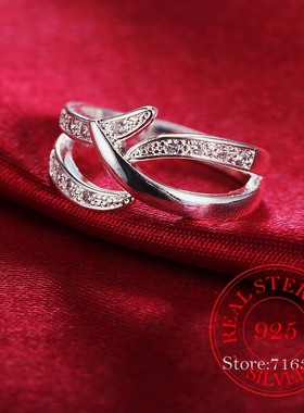 High-quality Real 925 Sterling Silver Rings for Women