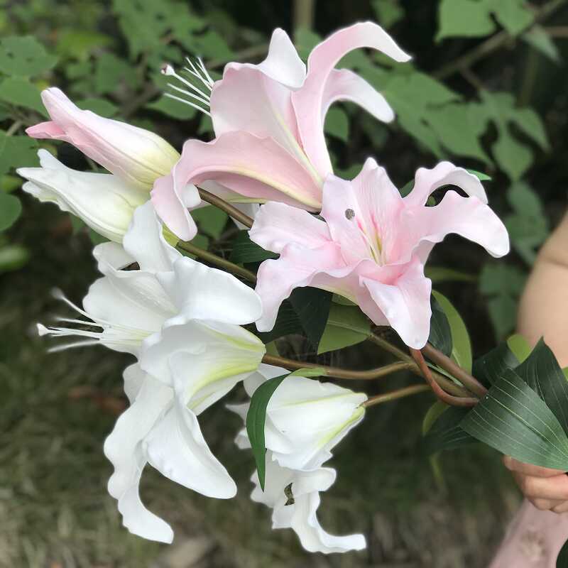 白百合粉百合花束 新人首单立减十元 21年9月 淘宝海外