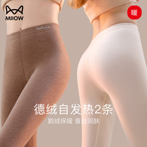 Cat Lady Autumn Pants Lady Warm Pants With Fever No Mark Wool Cotton Wool Pants Plus Suede Dpants Underpants Underpants Autumn Winter