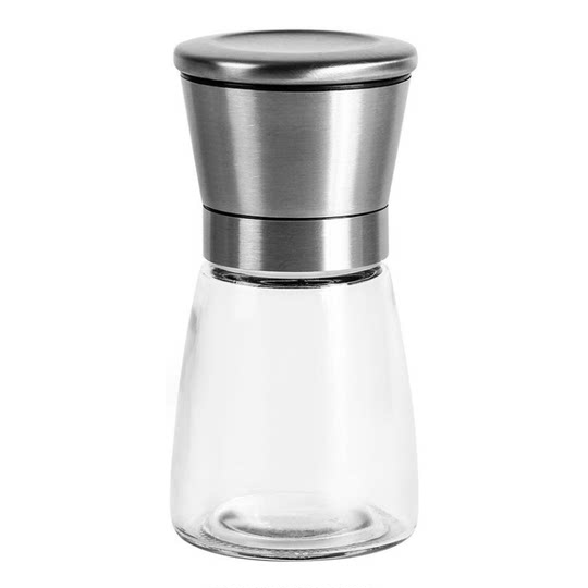 304 stainless steel household hand grinding powder sprinkler freshly ground grinder sea salt seasoning bottle white pepper powder grinding bottle