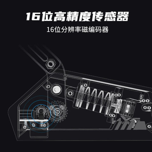莱仕达赛车模拟器游戏方向盘USB霍尔磁线性手刹G29/27/920/T248/T300GT/V10电脑PC欧卡F1神力科莎尘埃地平线5 - 图2