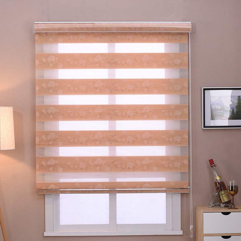 极速Window hole household-style window free bathroom curtain-图3