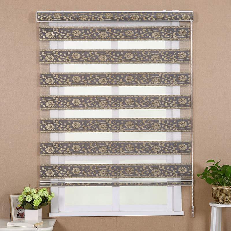 极速Window hole household-style window free bathroom curtain-图2