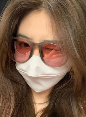 墨镜折叠显脸小黄色偏光眼镜