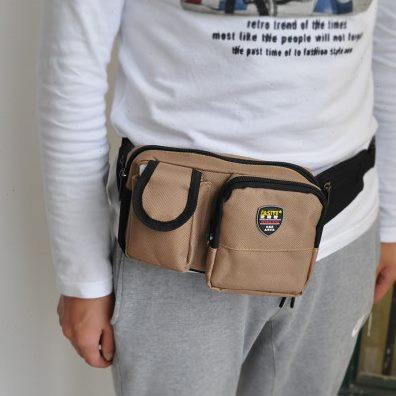Fast Tool Kit Waist Bag Small Canvas Storage Bag Electrician Mobile Key Portable Tools Waist Bag