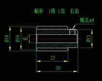 Moving Turbine Worm Rod Die Number 182045 Pass Center Reduction ratio Worm Rod Reducer 1 Steel Mount