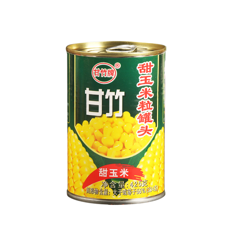 甘竹牌即食甜玉米粒罐头425g烧烤披萨烙烘焙食材玉米烙专用原料_水产肉类_新鲜蔬果_熟食 第1张