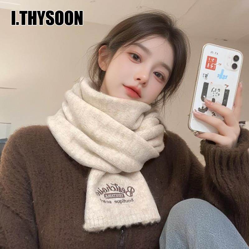 羊毛围巾冬季女生2025新款情侣韩系百搭围脖秋冬高级感氛围白色绒,淘宝优惠券,粉丝福利购,淘宝优惠卷