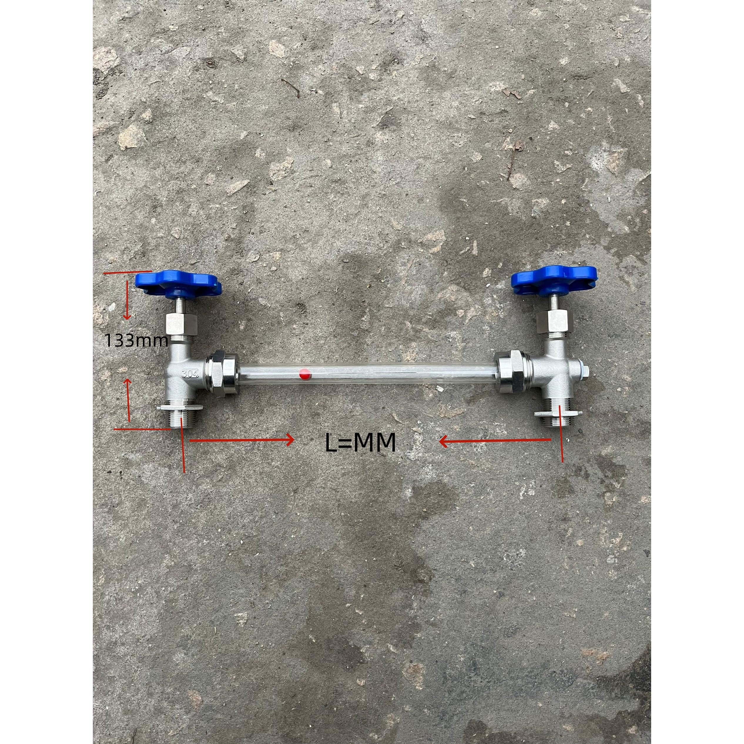 不锈钢外螺纹液位计考克JX29W-16P手动角阀水位计针型阀丝扣考克 - 图3