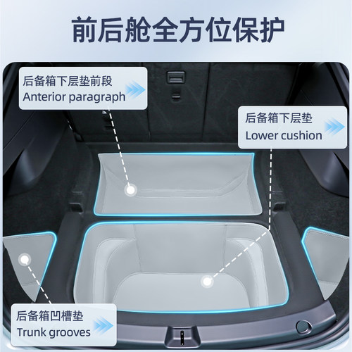 26款特斯拉Model3焕新版ModelY前备箱垫Model y配件ModelYL用品25 - 图3