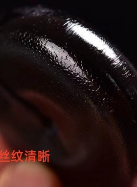 天然披毛犀平安鱼子纹清晰平安扣