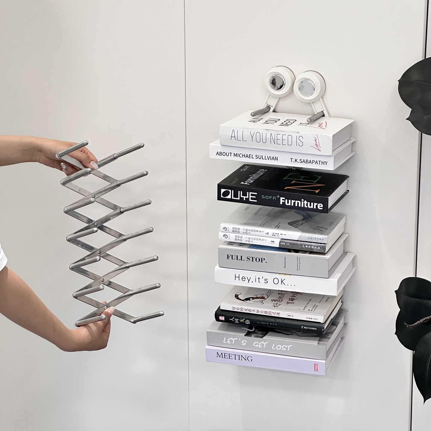 cd展示架黑胶唱片收纳架桌面不锈钢可伸缩专辑光盘碟片分格陈列架,淘宝优惠券,粉丝福利购,淘宝优惠卷