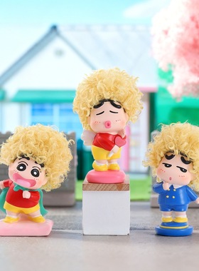 网红热卖萌新出击爆炸头盲盒创意潮玩送朋友礼物动漫同款摆件