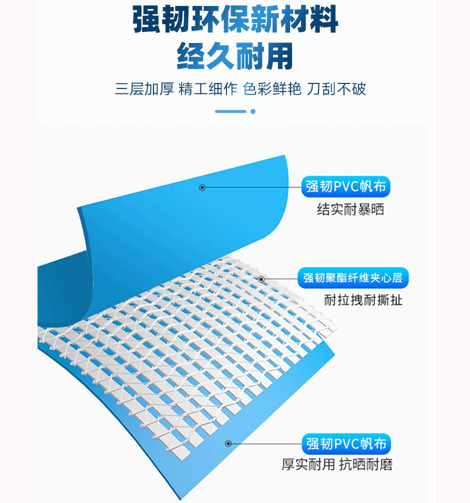 圆形帆布鱼池加厚带支架折叠养鱼水箱大型养殖塑料水池锦鲤暂养池 - 图0