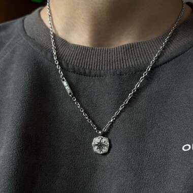 ONEPART第三宇宙重磅钛钢项链