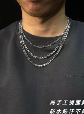 ONEPART18k真金八切面喜平项链