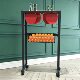 Floor standing table tennis racket badminton racket storage rack