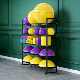 Multi-layer home sports equipment storage rack