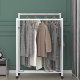 Double-rod coat rack Double-rod movable coat rack