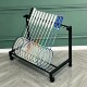 Badminton racket center island punch-free floor-standing display stand