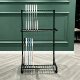 Metal badminton racket tennis racket display storage rack