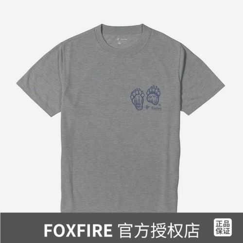 Foxfire 男士-3°C短袖 C-SHIELD Foot Mark T S/S 5215981 - 图0