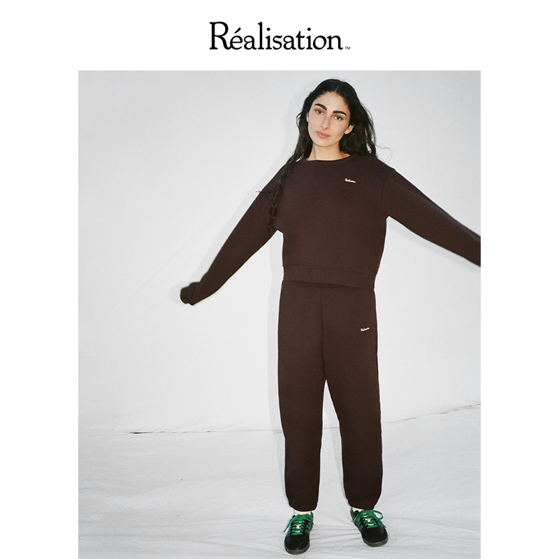 RealisationPar 卫裤休闲运动纯色秋季新品Chocolate Sweatpants - 图1