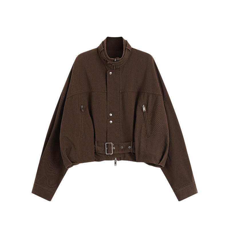 Bobbybecky复古宽松机车夹克做旧弯刀裤美式工装半身裙,淘宝优惠券,粉丝福利购,淘宝优惠卷