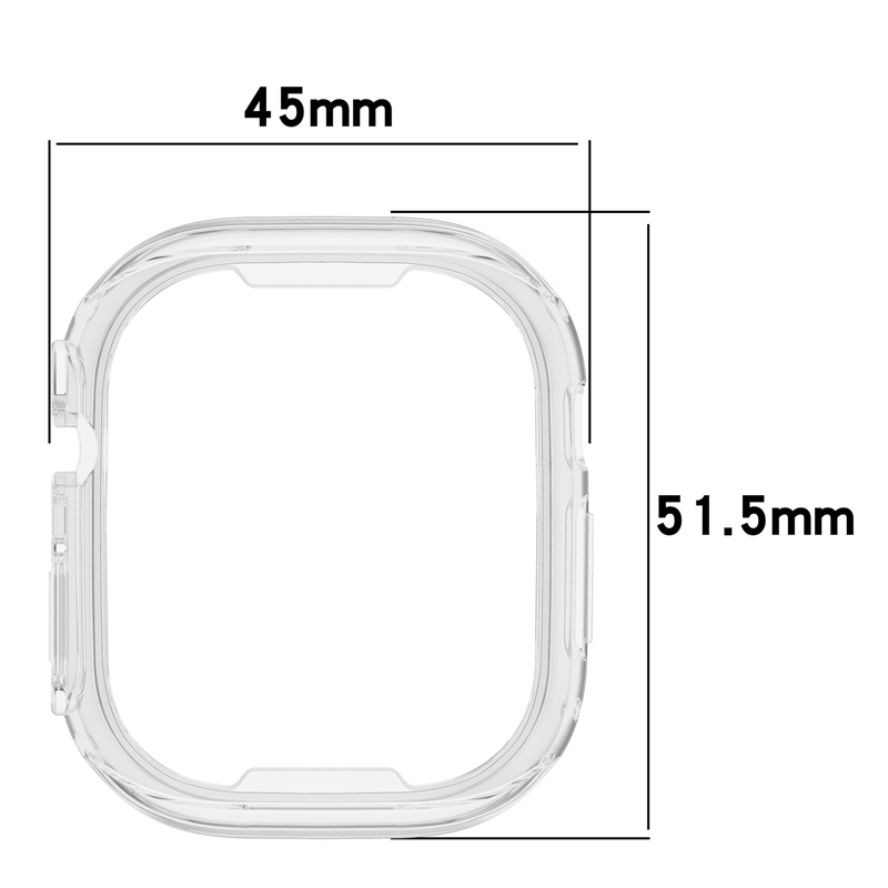 适用iwatchUltra保护壳半包防摔防刮专用硬壳苹果手表Ultra1保护套AppleWatchUltra2透明夏日配色49mm配件 - 图2